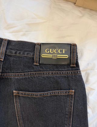 Vaqueros Gucci Hombre Azul Oscuro Talla M