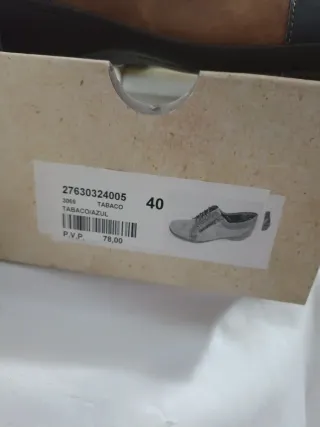 Zapatillas Suave Piel Talla 40