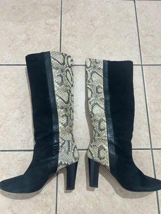 Stivali in vera pelle