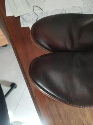 Stivali Manas donna vera pelle marrone 41