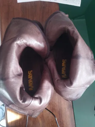 Stivali Manas donna vera pelle marrone 41