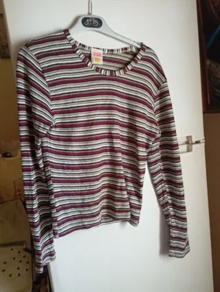 Blusa de rayas Clock House talla S