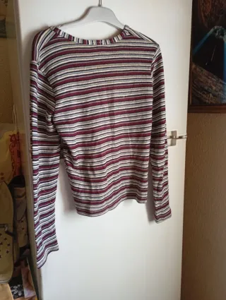 Blusa de rayas Clock House talla S