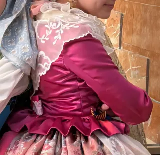 Corpiño Fallera Niña fuxia