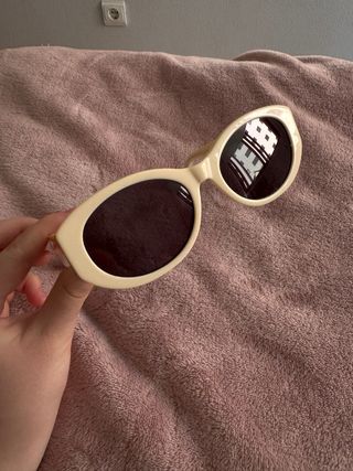 Gafas de sol Massimo Dutti beige con lentes marron