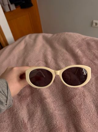 Gafas de sol Massimo Dutti beige con lentes marron
