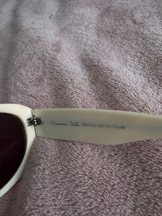 Gafas de sol Massimo Dutti beige con lentes marron