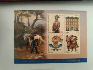 Francobolli Bicentenario Carabinieri Italia 2014