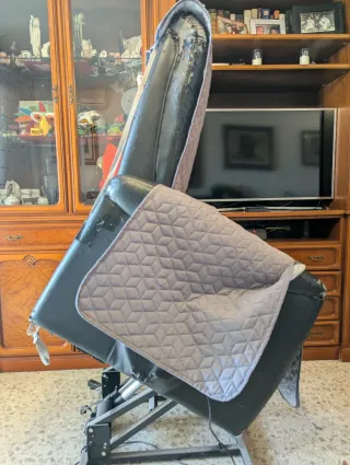 Sillón reclinable eléctrico.