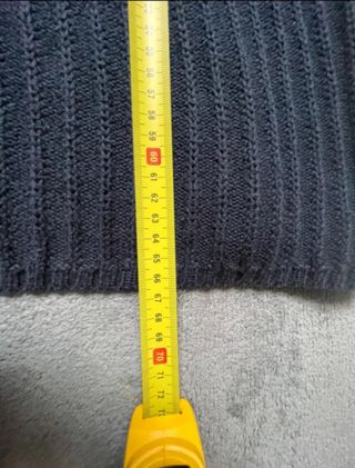 maglione Vintage Oversize XXL blu