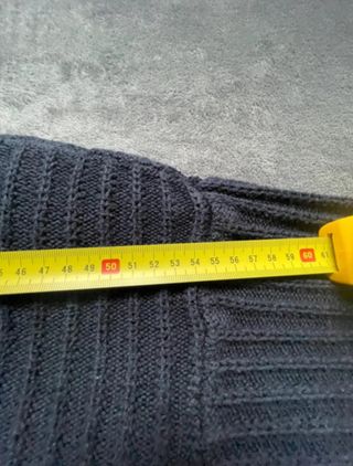 maglione Vintage Oversize XXL blu