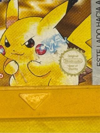 Pokémon Amarillo Game Boy DMG-APSS-ESP