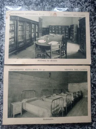 Postales Antiguas Cuartel militar Medina del Campo