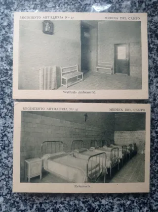 Postales Antiguas Cuartel militar Medina del Campo