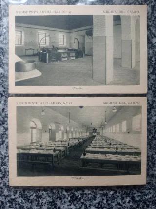 Postales Antiguas Cuartel militar Medina del Campo