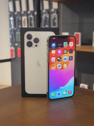 IPHONE 13 PRO MAX 512GB PLATA BATE. 100%