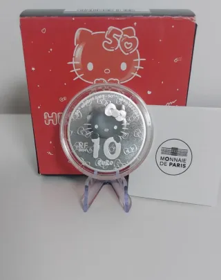 Moneda 10€ Francia Hello Kitty Japon