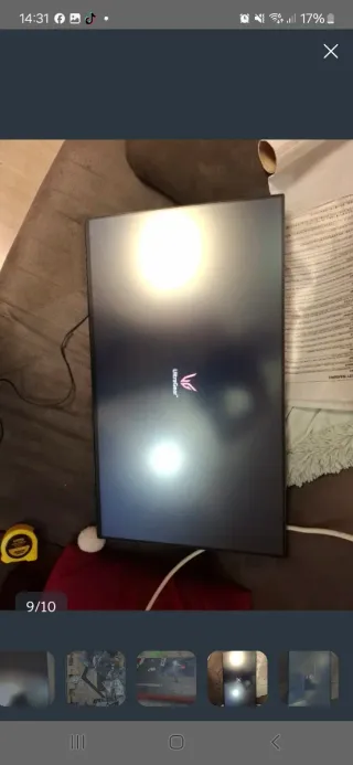 Monitor LG Negro/Rojo