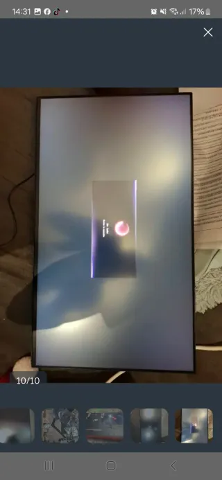 Monitor LG Negro/Rojo