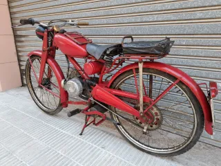 Moto Guzzi 65 Italiana, año 1949