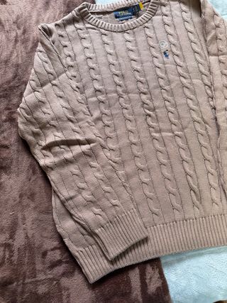 Camisola Polo Ralph Lauren XL Bege