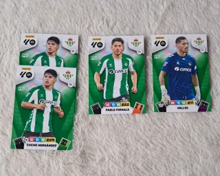 Cromos BETIS Adrenalyn XL repetidos