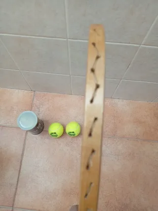 Lote Raqueta Tenis Slazenger + Bote + Pelotas