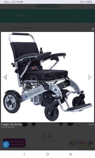 Se vende Silla de ruedas eléctrica Soralla 131