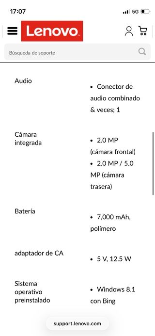 Ordenador Lenovo 2 en 1