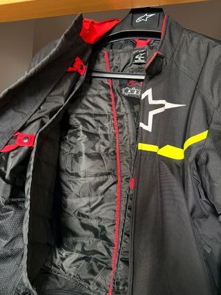 Chaqueta Moto Alpinestars T-SP S Waterproof Verde