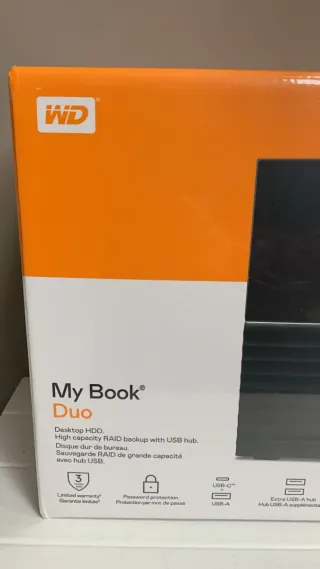 WD 28TB My Book Duo Disco Duro RAID