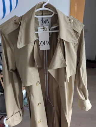 Trench Zara Beige Nuevo