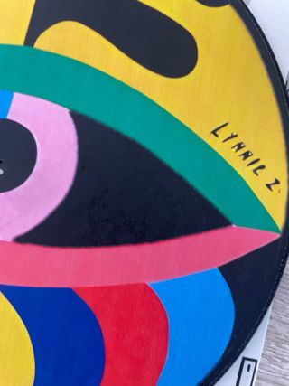 Slipmat per giradischi con design grafico