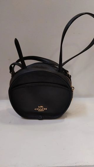 Bolso Coach Negro Redondo