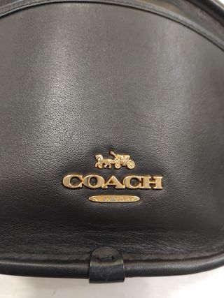 Bolso Coach Negro Redondo