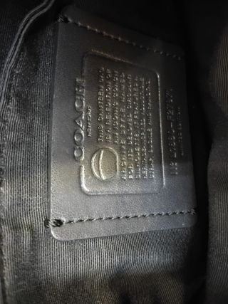 Bolso Coach Negro Redondo