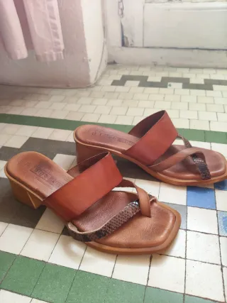 Sandalias de piel hechas en España Talla 39