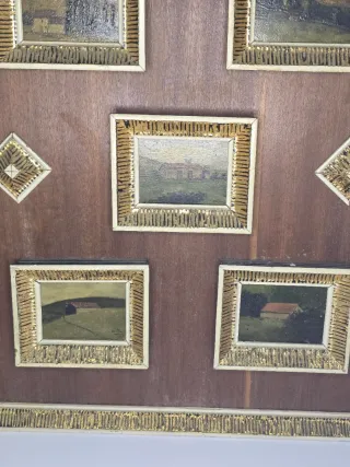 Cuadro antiguo madera