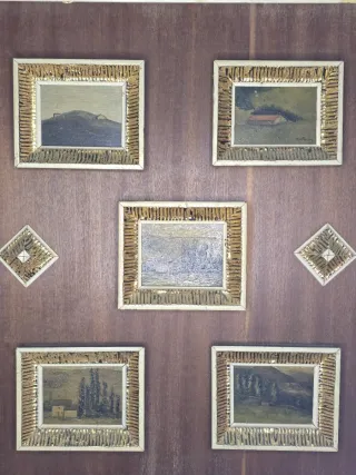 Cuadro antiguo madera