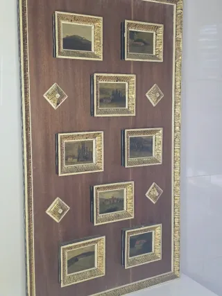 Cuadro antiguo madera