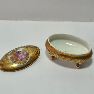 Piccola scatola in porcellana Limoges France