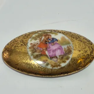 Piccola scatola in porcellana Limoges France