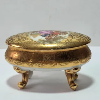 Piccola scatola in porcellana Limoges France