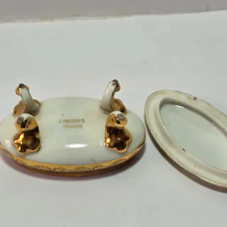 Piccola scatola in porcellana Limoges France