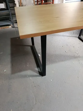 Mesa madera e hierro