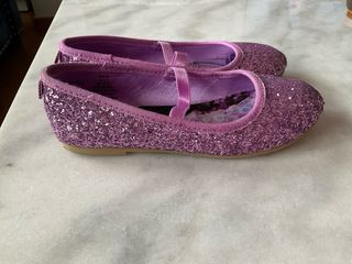 Zapatos Lila Brillantes Niña