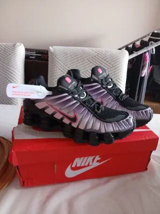 Nike Shox Zapatillas Morado Negro talla 39