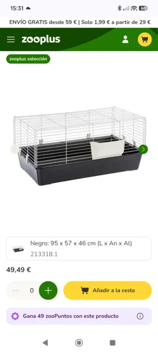 Jaula Ferplast para Roedores