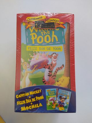 Películas Disney VHS Pack Oro Mickey Mouse Winnie