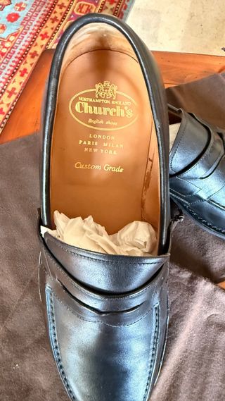 Mocassini Church's Nevada Pelle Neri Taglia 41